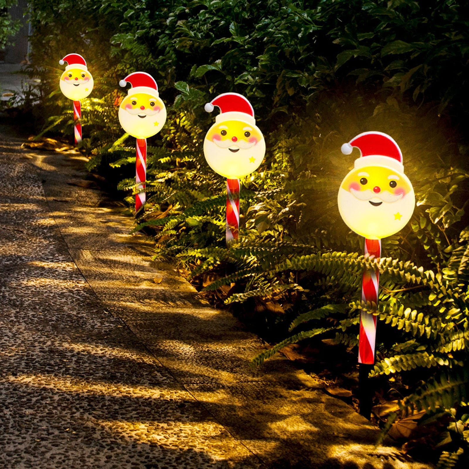 Solar Powered Christmas Light, Yard Stake Light Outdoor Garden Decoration