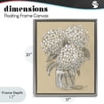 thumbnail image 4 of Stupell Industries Cottage Hydrangea Jar Drawing Gray Floating Frame Canvas Art, 17 x 21, by Patti Bishop, 4 of 8