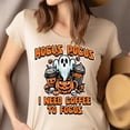 thumbnail image 4 of Hocus Pocus Coffee Shirt – I Need Coffee To Focus Halloween Tee, White, Size 2XL, 4 of 6