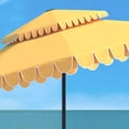 thumbnail image 4 of SAFAVIEH Elegant 9' Market Crank Double Top Patio Umbrella, Yellow, 4 of 5