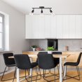 thumbnail image 2 of Pearson 3-Light Matte Black Track Lighting, 2 of 8