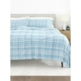thumbnail image 5 of Comfort Canopy - 4 Piece Light Blue Polka Dot Patterned Bed Sheets for Queen Size Bedding, 5 of 11