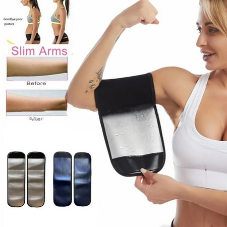 

Yixx 1 Pair Arm Trimmer Unisex High Elasticity Neoprene Weight Loss Sweat Arm Slimmer Sleeve Women Body Shaper for Fitness Running