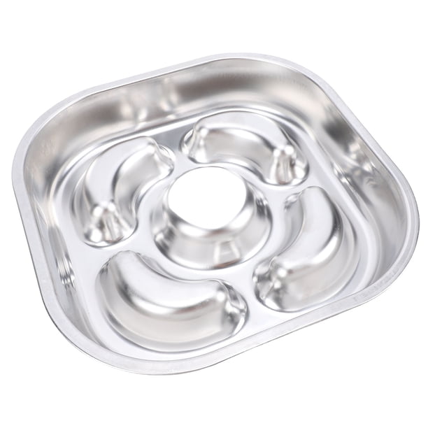 Comedero Lento De Metal Para Perros, Cuenco De Acero Inoxidable 304, Antideslizante, Evita Que El Desbordamiento Se Incline, Cuenco De Comida Para Mascotas De Metal