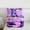 Purple K, variant on Homewish Halloween ABC Print A Full Size Comforter Sets,Personalized Monogrammed Gifts Bedding Comforter Set,Halloween Reversible,3 Pieces,1 Comforter and 2 Pillowcases