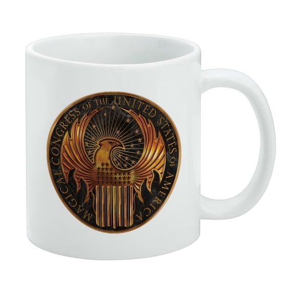 Fantastic Beasts and Where to Find Them Magical Congress Logo White Mug