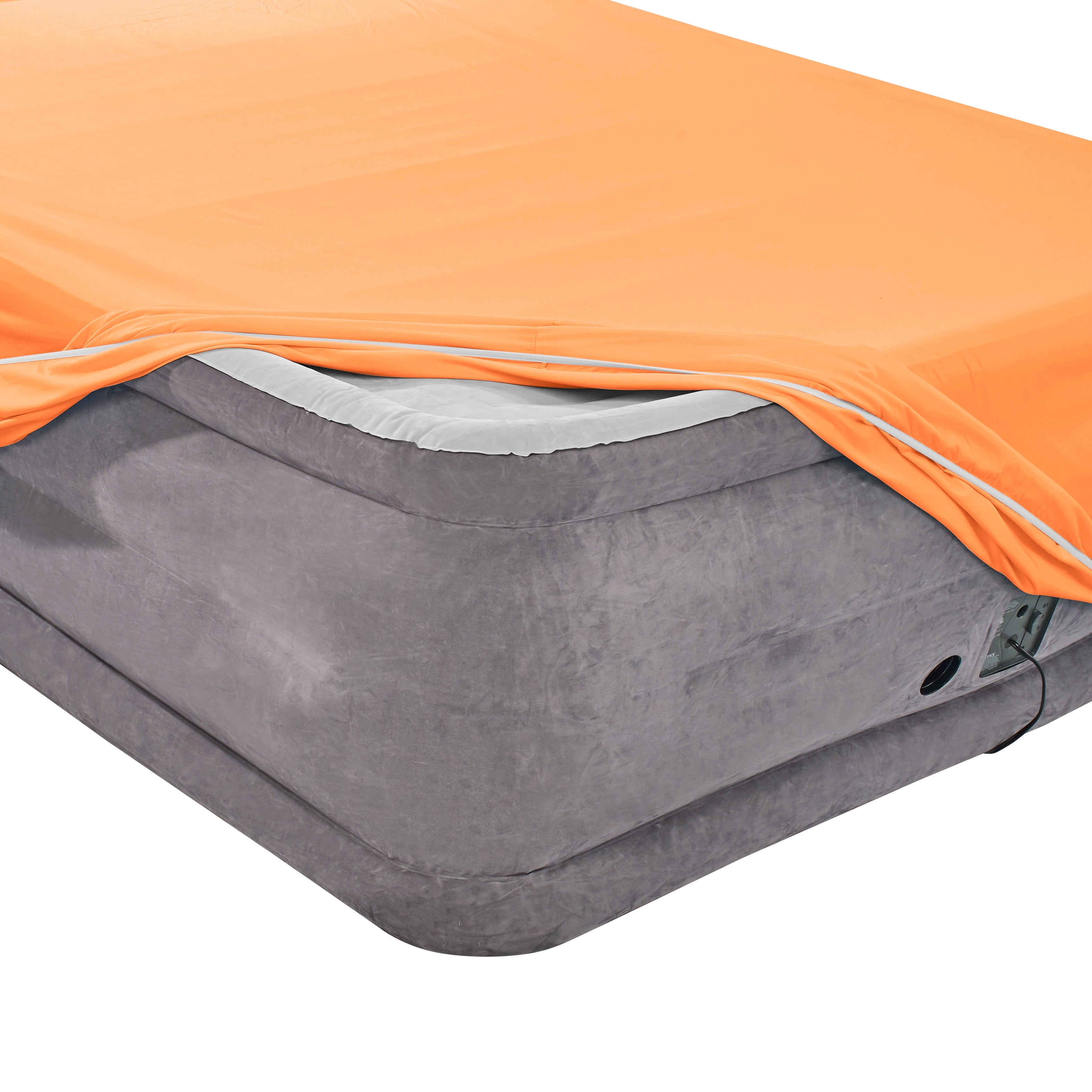 Clara Clark, Deep Pocket Sheets, Soft Microfiber, 18 Inch - 21 Inch Extra Deep Pocket, Orange