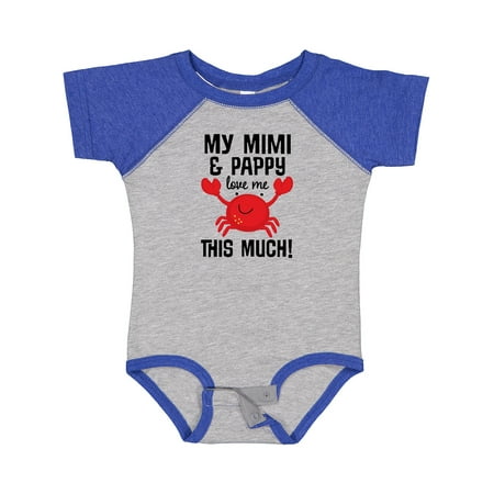 

Inktastic Mimi and Pappy Love Me Boys or Girls Baby Bodysuit