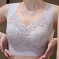 thumbnail image 4 of Mqqzkk Women's Lace Desire Wireless Bra Lacy Coverage Wirefree Bra Fashion Seamless Bralettes Comfy Wide Strap Bra, 4 of 5