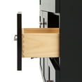 thumbnail image 6 of Ariel Hamlet 43 In. Left Offset Oval Sink Vanity With White Quartz Countertop In Black, 6 of 11