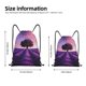 thumbnail image 2 of Fotbe Lavender Field Sunset Bolsa Mochila con Cordón Estampada, Bolsa de Gimnasio Deportiva, Bolsa Cinch, Bolsa con Cordón para Hombres y Mujeres-Medium, 2 of 6
