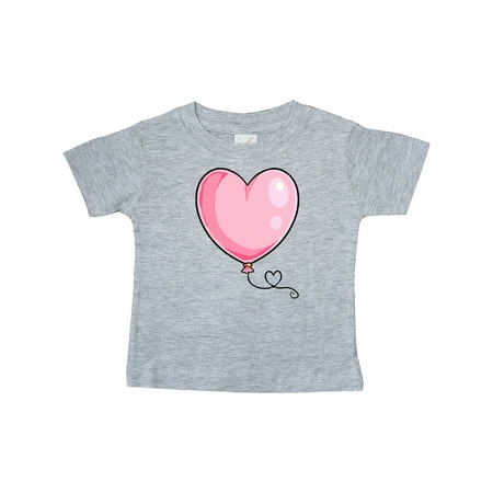 

Inktastic Pink Balloon Heart Gift Baby Boy or Baby Girl T-Shirt