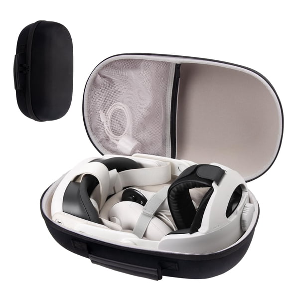 Funda de transporte XINGFUDAO para auriculares y controlador Meta Quest 3S VR