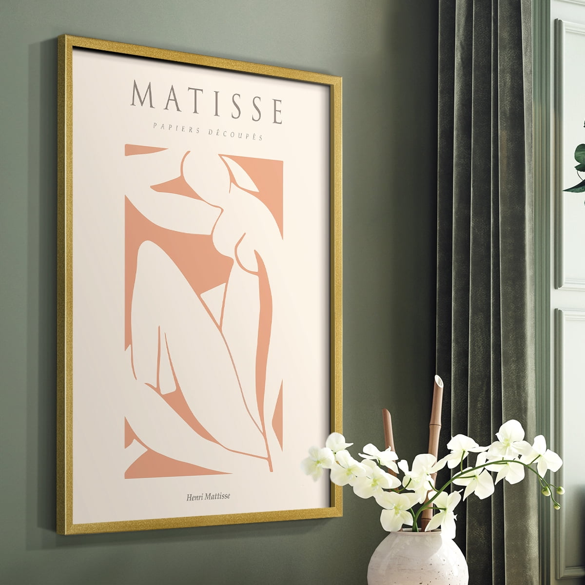 Matisse C Framed Print - Solid Wood