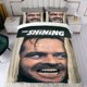 thumbnail image 4 of El Resplandor Conjunto de sábanas temático, trío de piezas, cómodo y amigable con la piel, diseño único, regalo de decoración para el hogar para familiares, amigos y fans, 90 cm * 190 cm, 4 of 6