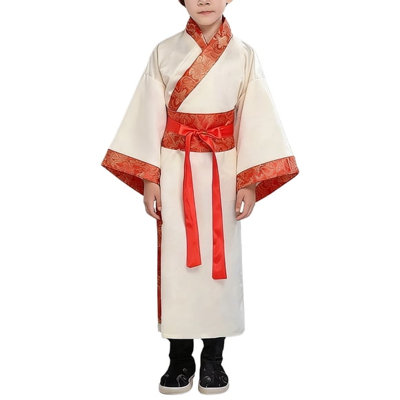 Robe Traditionnelle Élégante et Grandiose pour Enfants pour la Création sur Scène