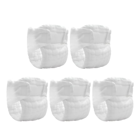 TELOLY 5pcs Cloth Diapers Washable Newborn Cloth Diapers Reusable Baby Diapers
