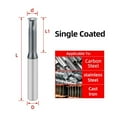 thumbnail image 2 of Carbide Threading Milling Cutter Single Tooth Three Teeth Full Thread Cutters Hard Alloy Coating Threaded End Mills ,Great Multi-Purpose Application, 2 of 5