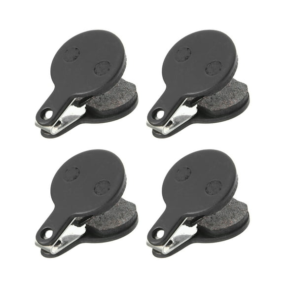 Unique Bargains 4 Pair Semi Metal Bicycle Disc Bike Brake Pads with Spring Leaf for Tektro