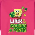 thumbnail image 2 of SpongeBob SquarePants - Luck Of The Square Pants - Men's Crew Neck Fleece Pullover, 2 of 5