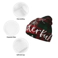 thumbnail image 3 of Gaeub Wonderful Time Christmas Print Unisex Knitted Hat,Warm Winter Beanie,Unisex Fashion Knit Cuffed Cap,Ski Hat for Men and Women, 3 of 6