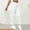 White, variant on Juslio Cargo Pants for Women Casual Ruched Bottom Cargo Pants Comfortable High Waist High Elastic Straight Pants