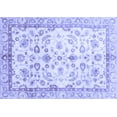 thumbnail image 1 of Ahgly Company Indoor Rectangle Oriental Blue Traditional Area Rugs, 2' x 3', 1 of 4