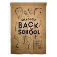 thumbnail image 2 of Breeze Decor 65106 School & Education Welcome Back 2-Sided Impression Garden Flag - 13 x 18.5 in., 2 of 2