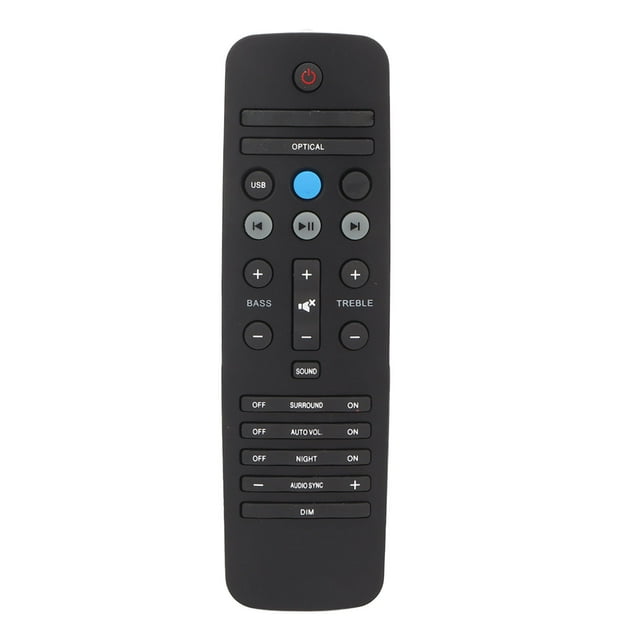 Speaker Remote Control, Soundbar Remote Control Universal Batteries Powered Replacement Sturdy Easy To Use For HTL7180 For HTL5120