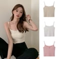 thumbnail image 2 of Women Tanks & CamisFloral Sleeveless Strappy Camisole Ruched Bust Frill Crop Cami Tops, 2 of 5