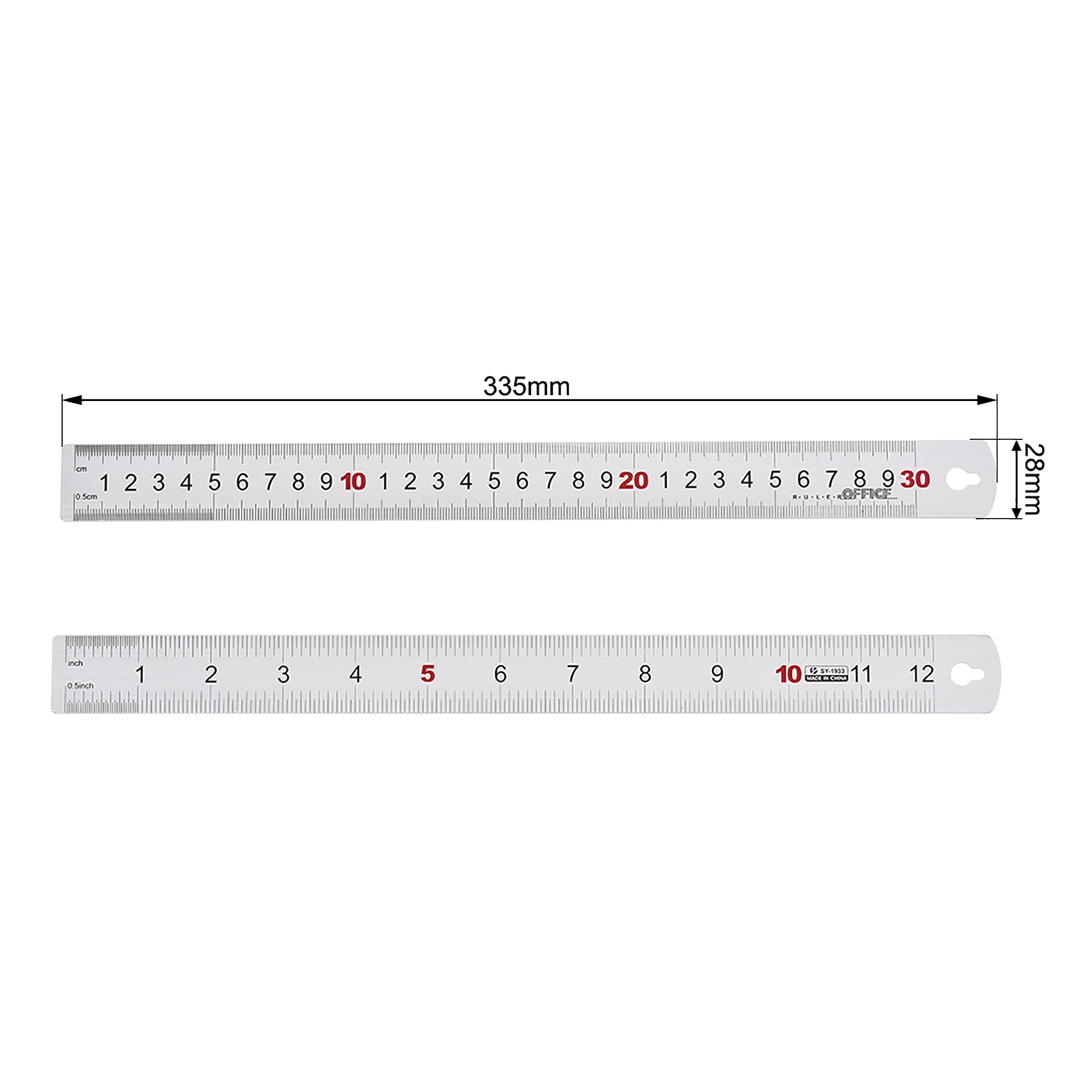 Wholesale Aluminum Alloy Double Sided Straight Ruler 30cm/12inch Durable  Tile Measuring Tool For Study, School, And Office W0004 From  Dreambeauty_qh, $0.95