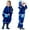 Navy, variant on Girls Boys Rain Suit Toddlers Kids Waterproof Coverall Rainsuit One Piece Rain Coat Navy, M