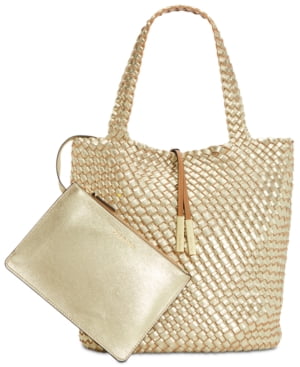 calvin klein step up medium tote