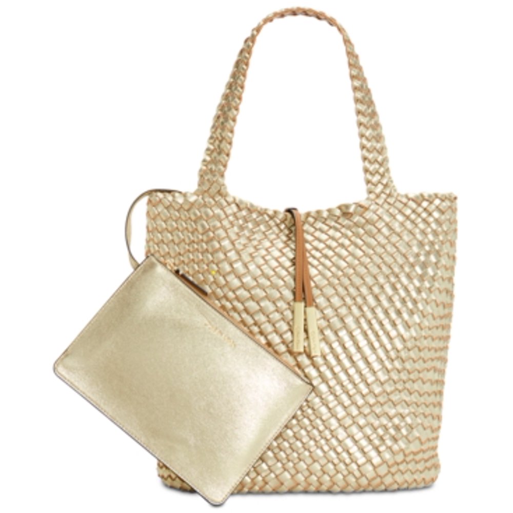 calvin klein gold tote