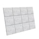 thumbnail image 3 of 12 paneles acústicos insonorizados para pared, diseño cuadrado autoadhesivo único. gris pegajoso, 3 of 9