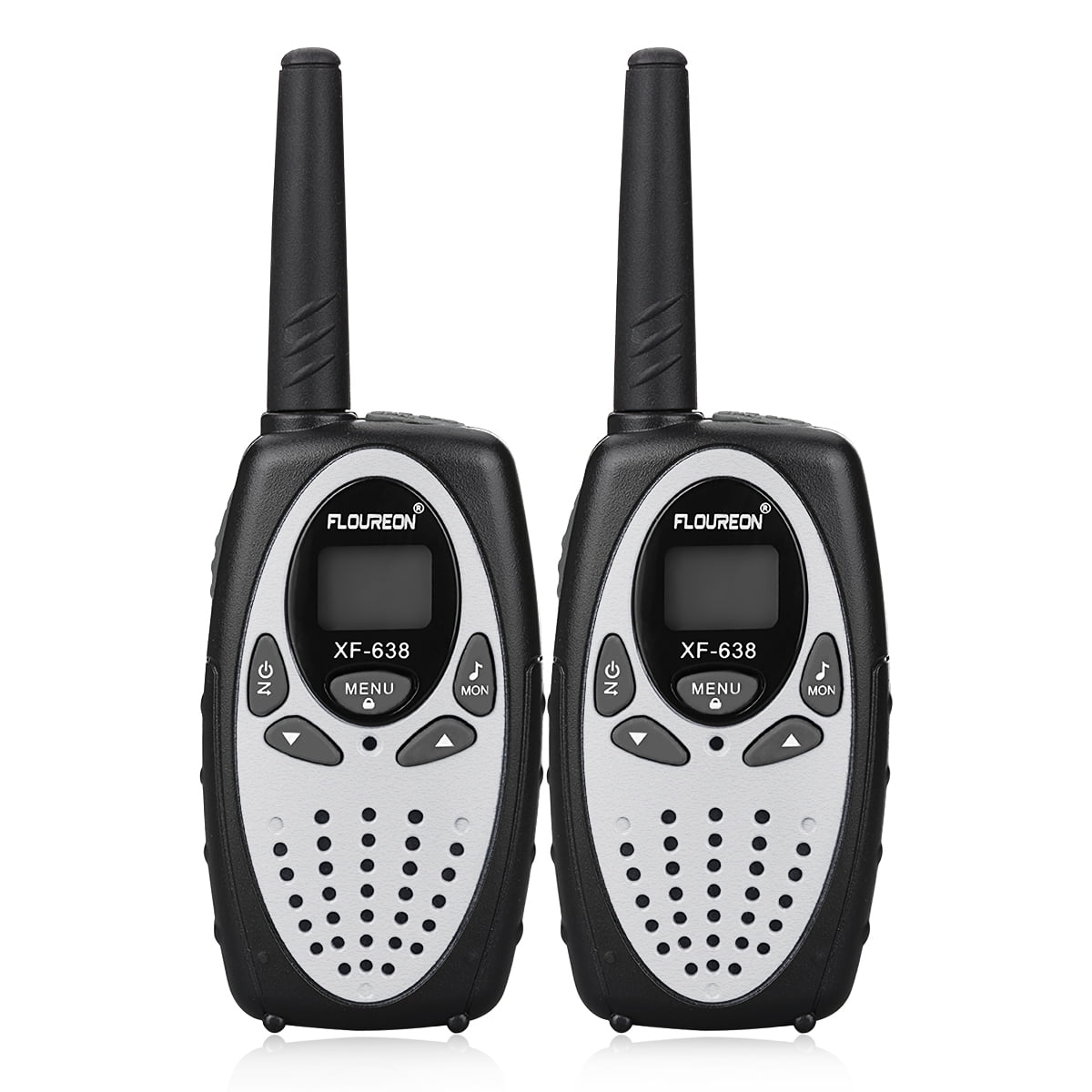 2 x FLOUREON Two Way Radio UHF462-467MHz Walkie Talkie Set 5KM Range Interphone