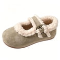 thumbnail image 2 of Babcutegg Girls Winter Snow Boots Warm Fleece Lined Thick Sole Non Slip Shoes Kids Flat Casual Boots Mint Green Size 12.5 Little Kid, 2 of 10
