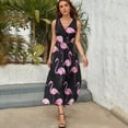 thumbnail image 5 of Flamingo Pattern Pattern Design Sleeveless Dress Summer Clothes for Women Women's Clothing 2025, 5 of 7