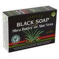 thumbnail image 3 of Madina - African Black Soap Shea Butter and Aloe Vera 3.5oz, 3 of 4