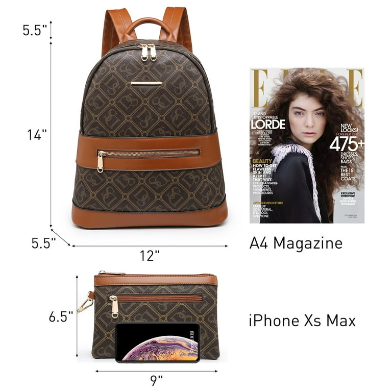 20 inch leather backpack Rajeriya-Brown Rustic Vintage Leather Backpack Travel Rucksack Knapsack  Daypack Bag for Men Women 20 inch