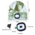 thumbnail image 4 of Gorro de punto cálido para seguridad en invierno, luz LED unisex que se adapta a la mayoría de hombres, mujeres y niños, 4 of 5