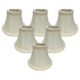 thumbnail image 2 of Royal Designs, Inc. True Bell Clip On Chandelier Shade CS-202EG-6, Eggshell, 3 x 6 x 4.25, Pack of 6, 2 of 5