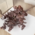 thumbnail image 6 of Burgundy Brown Faux Eucalyptus Stems, 14.96 Inch Artificial Eucalyptus Greenery Picks, Fall‑Tone Fake Eucalyptus Branches, Vase Filler for Harvest Table & Farmhouse Home Decor, 6 of 6