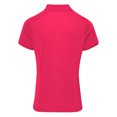 thumbnail image 2 of Premier- Polo de manga corta Coolchecker para mujer (Rosa chillón), 2 of 2