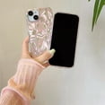 thumbnail image 6 of Pink Tulip Flowers Butterfly Water Ripple Phone Case Compatible with iPhone Case (Pink,iPhone 14), 6 of 6