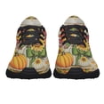 thumbnail image 5 of Fall Pumpkins HarveStThanksgiving Shoes Sneakers Black Size 8, 5 of 7