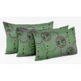 thumbnail image 2 of Vargottam Luxury, Printed Mint Green Theme Cushion Covers Decorative Pillow Covers Lumbar Throw Pillowcase - 24x12 Inches, 2 of 5