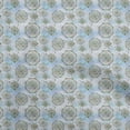 thumbnail image 1 of oneOone Viscose Chiffon Medium Blue Fabric Travel Quilting Supplies Print Sewing Fabric By The Yard 42 Inch Wide, 1 of 4