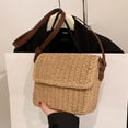 thumbnail image 4 of HMSHA Straw Crossbody Bag Summer Beach Bag for Women Wicker Shoulder Bag Woven Rattan Purse for Beach Vocation, 4 of 6