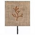 thumbnail image 2 of Carolines Treasures BB1103-BL-BN-SH4 Coral Burlap and Brown Leash Or Key Holder, 2 of 2